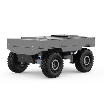 Unmanned off-road platform 6X6 differential wheeled robot chassis with 500kg maximum load capacity 35° climbing angle and 13km/h speed