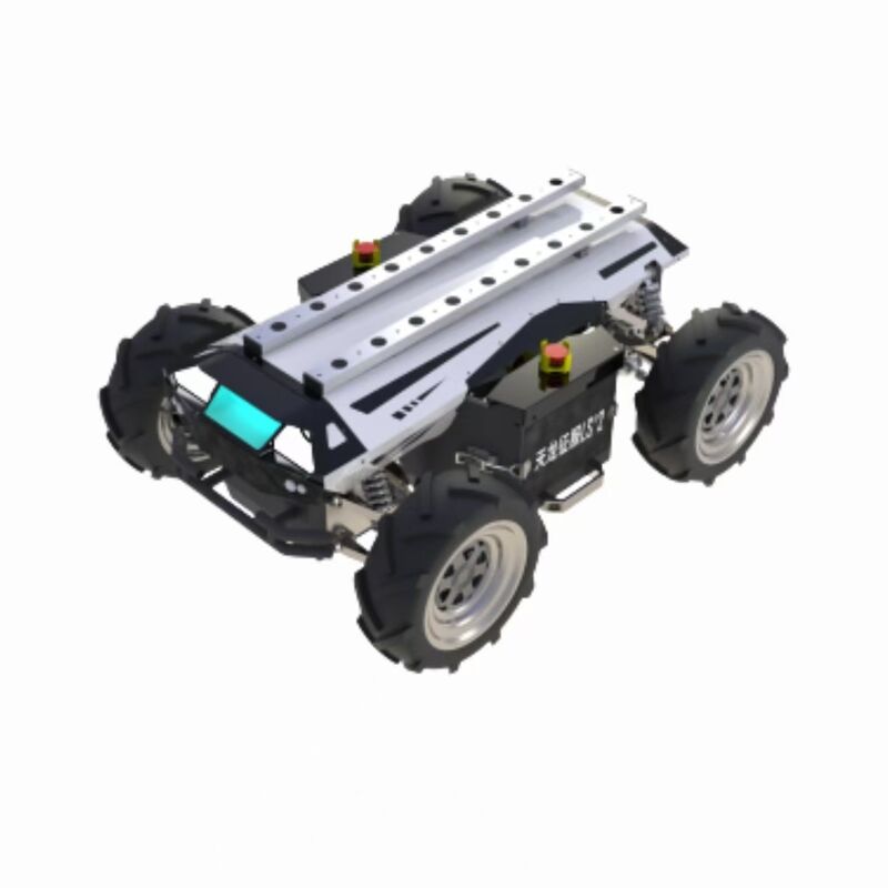 Ackermann Wheeled Robot Chassis with IP65 Dustproof Waterproof Modular Design and 120kg Load Capacity for Counter Terrorism