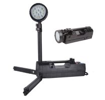 Portable Waterproof and Explosion Proof Emergency Light lifting rod is foldable and the shell is aluminum alloy.