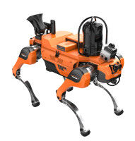 Robot a quattro zampe per la ricognizione del fuoco