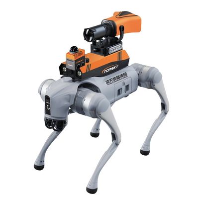 Utilizzo multifunzionale Ricognizione di salvataggio antincendio Robot quadruplo Operazione di lunga durata