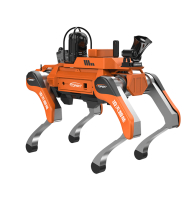 Cane robot quadrupede di ricognizione assistito da cane da 40 kg con terminale di controllo remoto integrato portatile