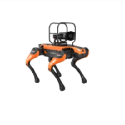Cane robotico quadruplo di fabbrica con cavo di 80 metri e protezione IP67