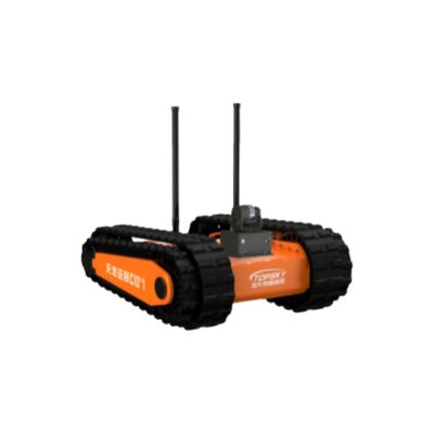 Robot di ricognizione antincendio con scanner rotativo LIDAR, protezione IP67 e capacità di modellazione 3D per ambienti pericolosi