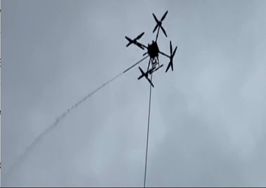 tubo flessibile 16m/S che attracca tipo Uav estinguente del fuco