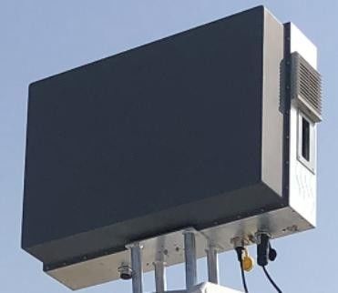 radar di sorveglianza al suolo di 15km composto di gruppo di regolazione di distribuzione di matrice e di energia del radar