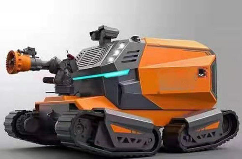 Tutto il robot RXR-M150GD di estinzione di incendio della pista 1000m del terreno quattro